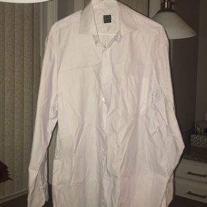 Purple and white striped longsleeve shirt